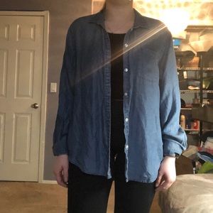 AMERICAN EAGLE Blue Flannel